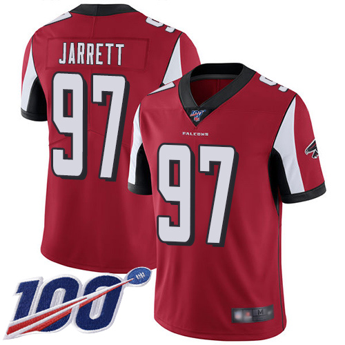 Atlanta Falcons Limited Red Men Grady Jarrett Home Jersey NFL Football #97 100th Season Vapor Untouchable->youth nfl jersey->Youth Jersey